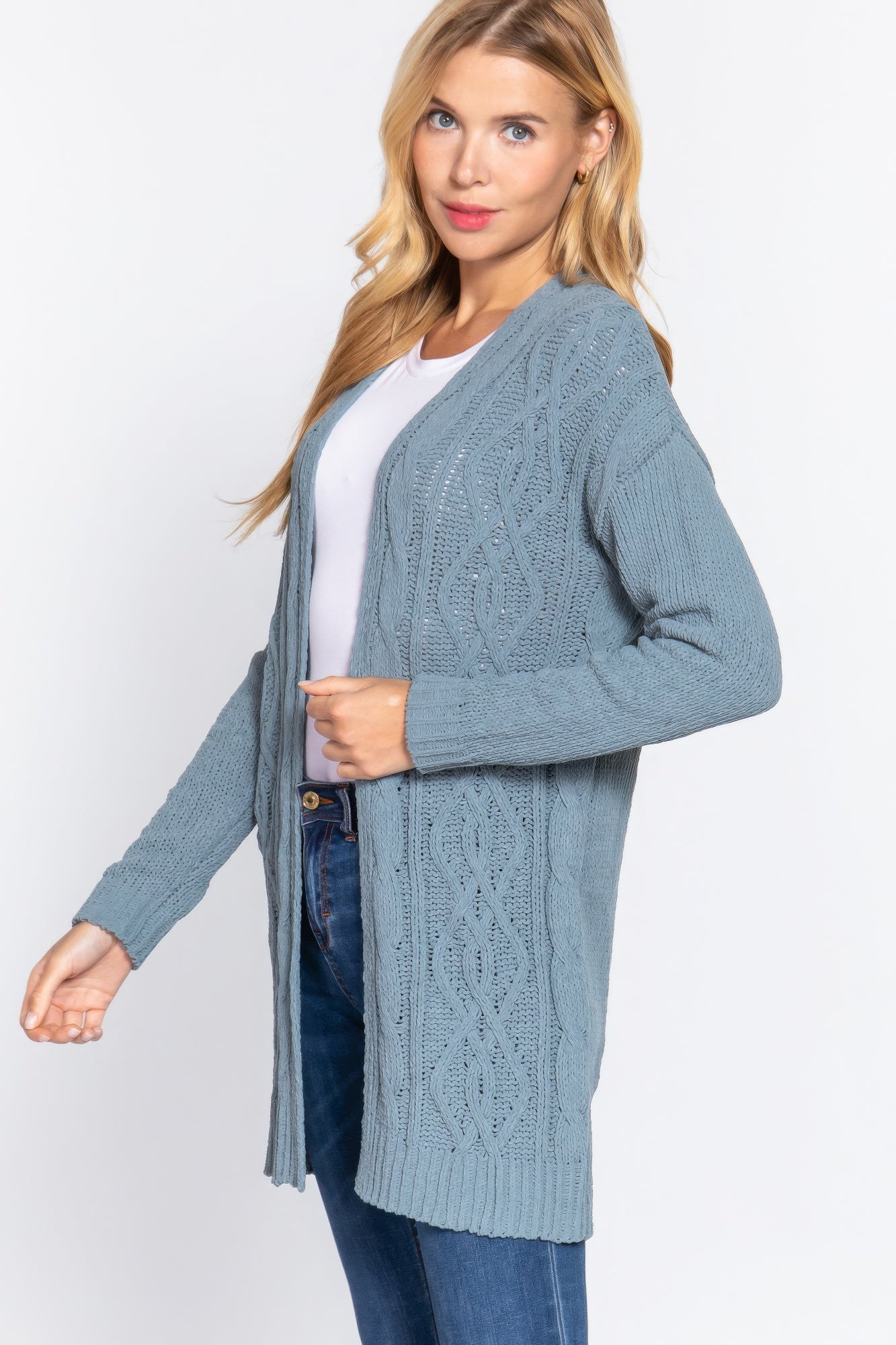 Chenille Sweater Cardigan