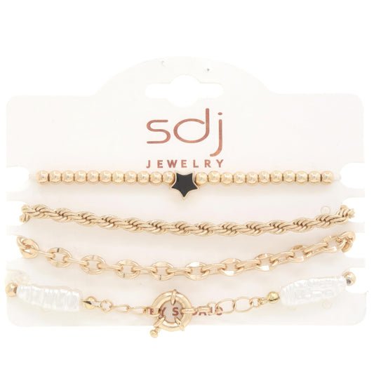 Sodajo Star Beaded Bracelet Set