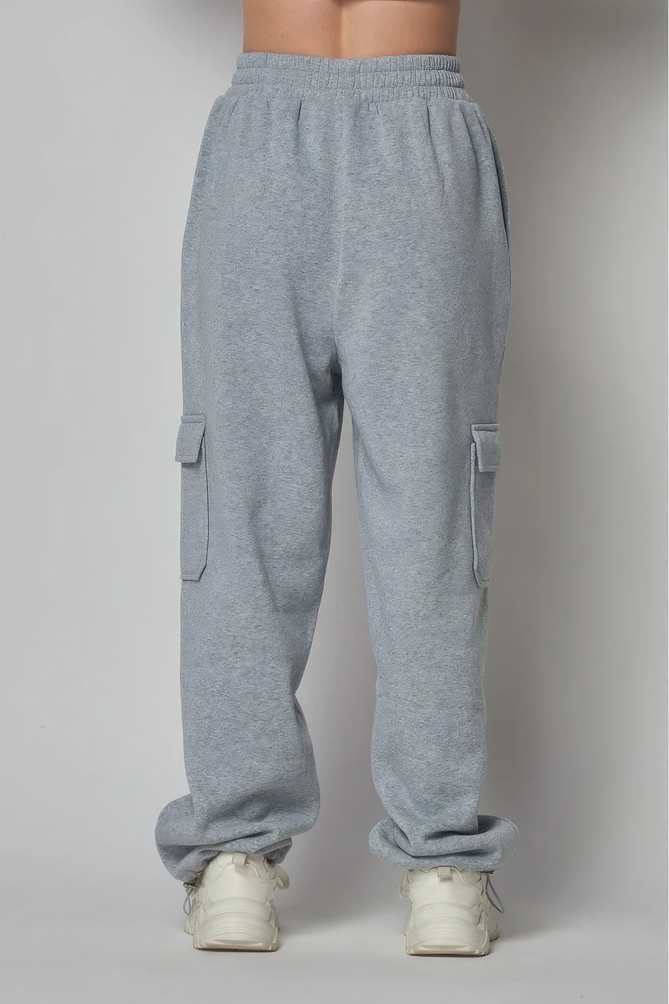 Fleece Lined Cargo Sweat Jogger Pants